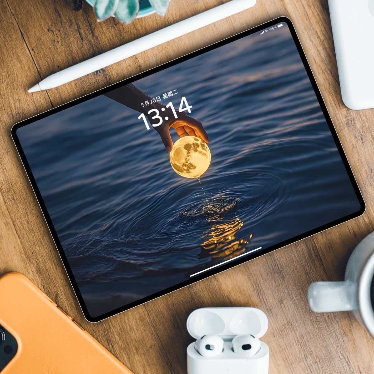 月亮之手壁纸|唯美意境高清手机电脑平板动态壁纸全套下载