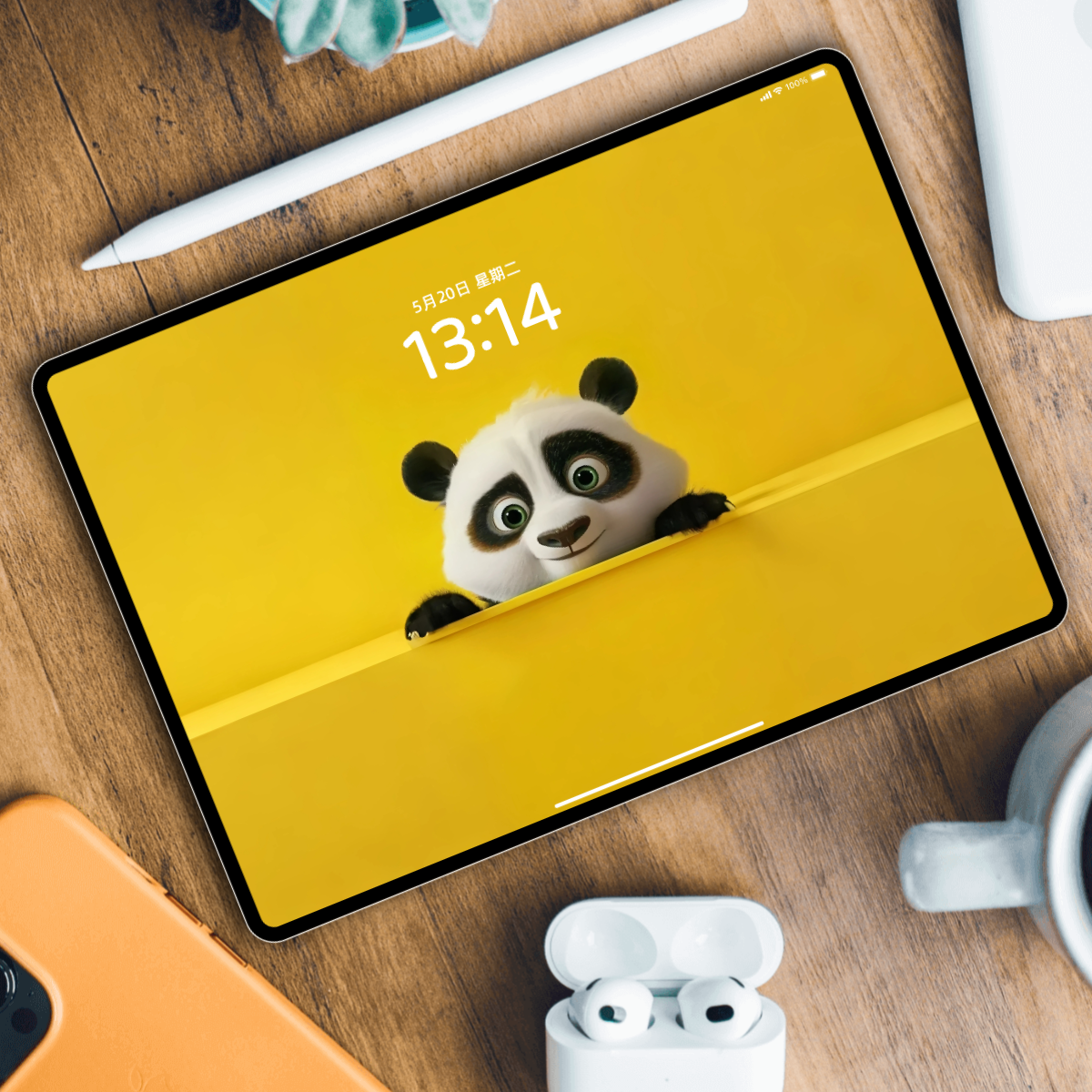 萌趣熊猫壁纸|高清手机电脑平板全套可爱熊猫背景下载