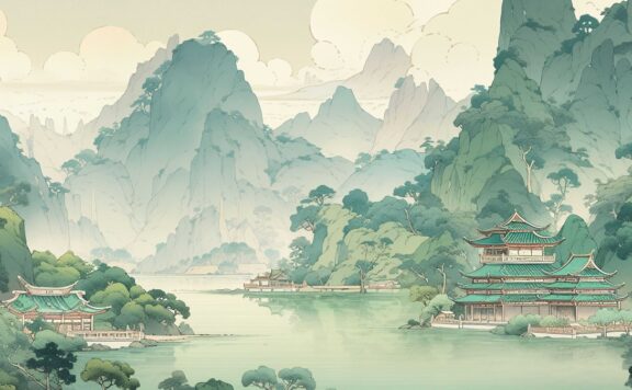 唯美国风山水与花卉壁纸套装｜高清古典意境壁纸下载