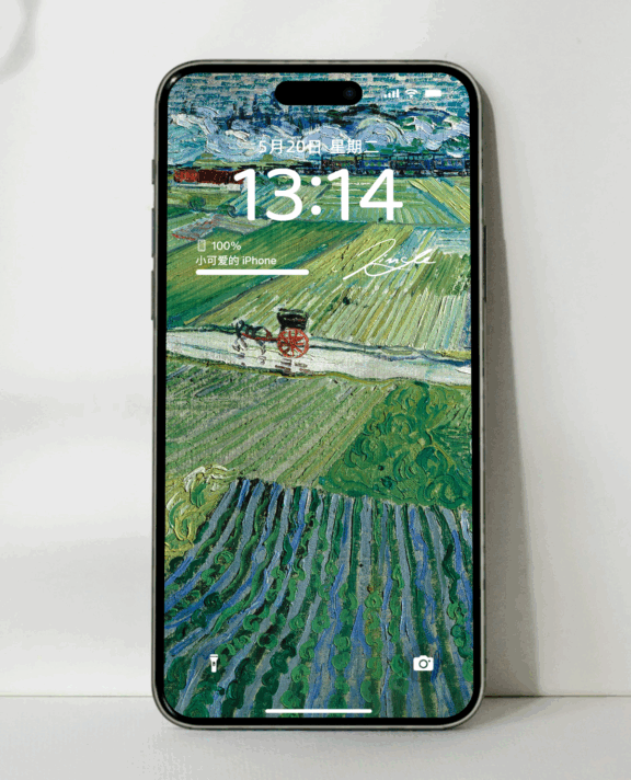 🌾 清新自然凡高油画风麦田壁纸 | 高清艺术装饰背景墙